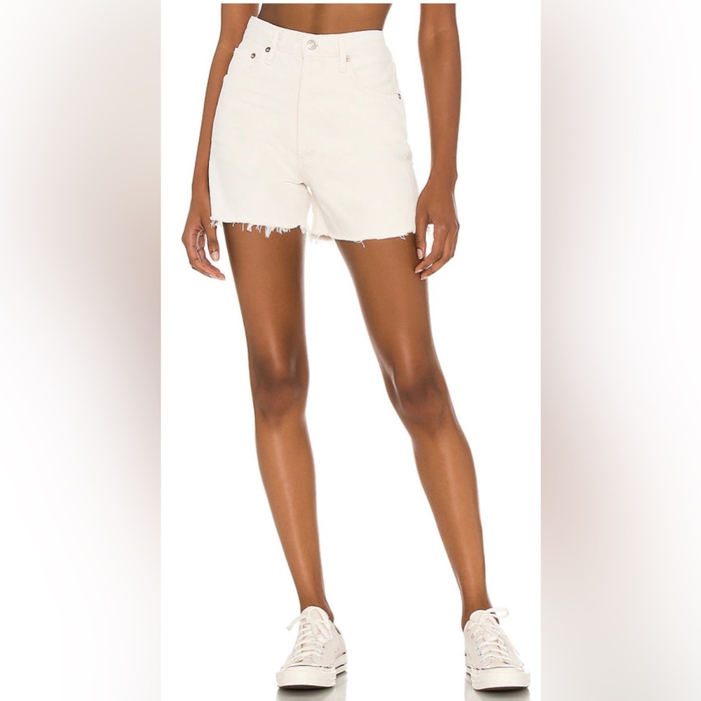 Agolde Dee Shorts in Paper (Revolve Exclusive)